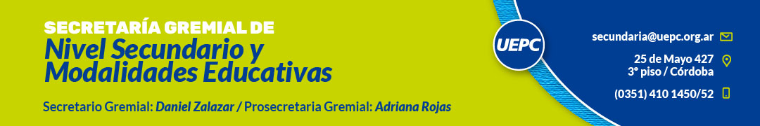 Secretaría de Nivel Secundario y Modalidades Educativas